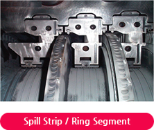 Spill strip ring segment